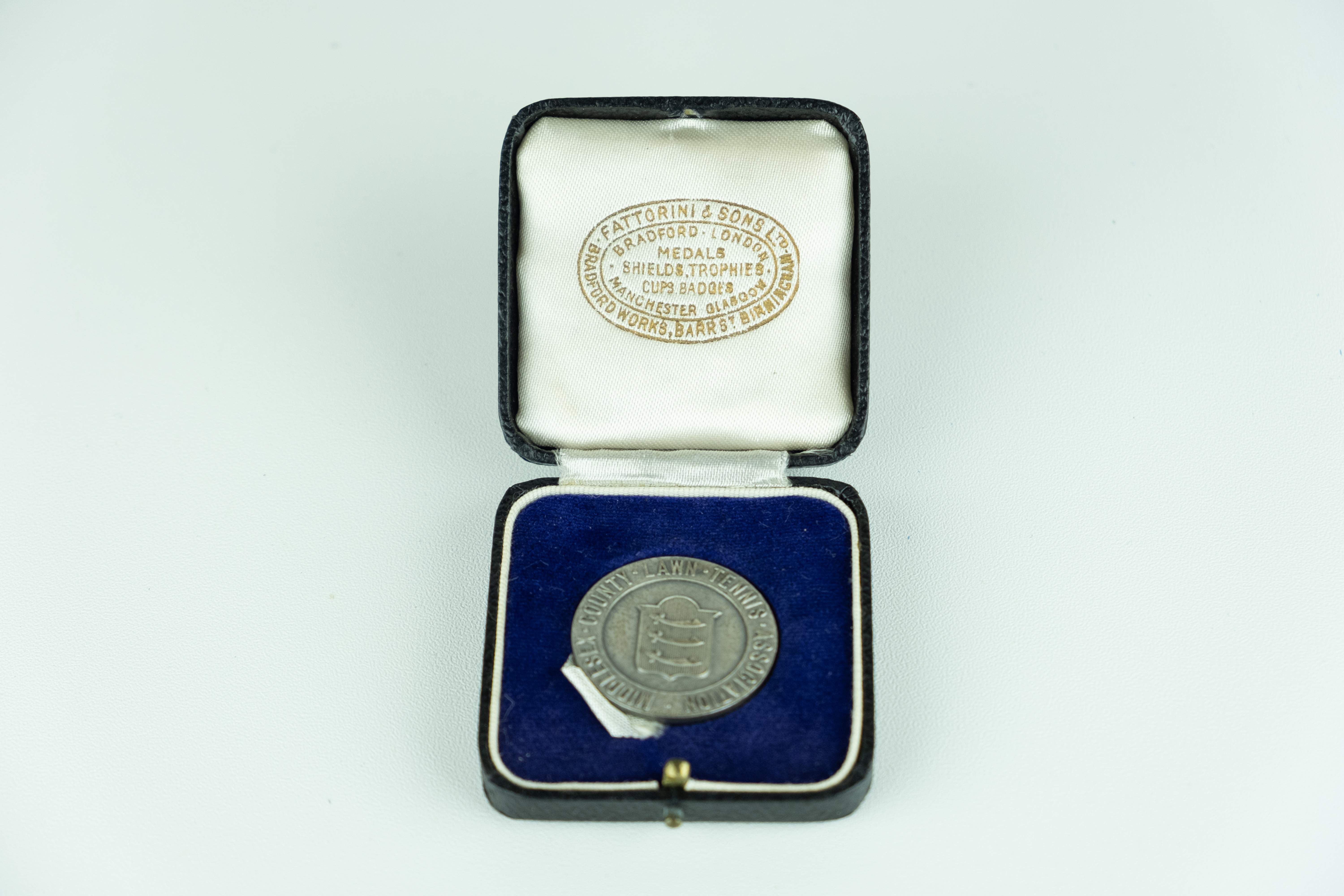 Middlesex County Lawn Tennis Association Medal, 1932