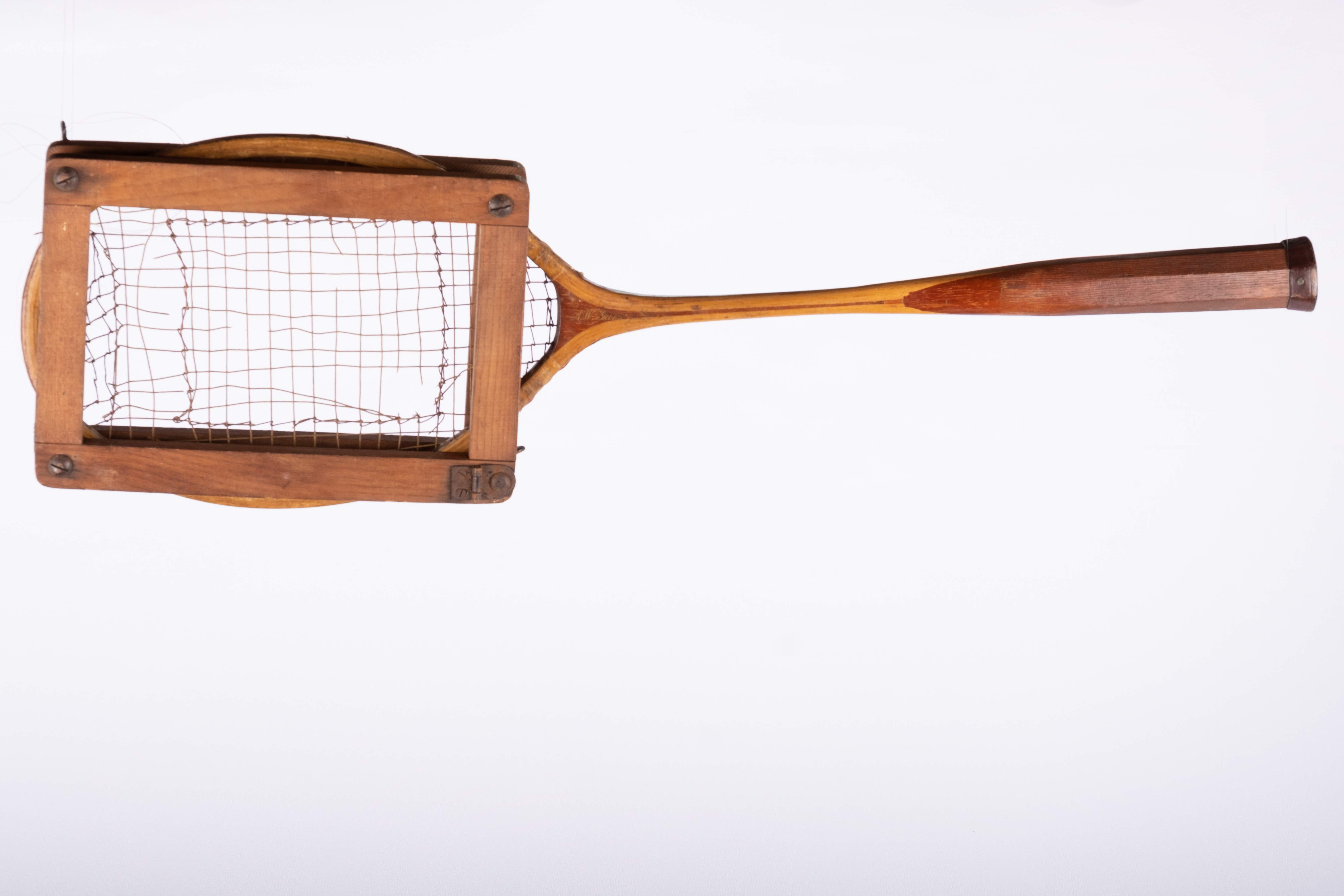 AW Gamage of London Squash Racket in Press with Stretcher